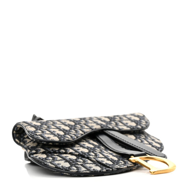 CHRISTIAN D Oblique Saddle Belt Pouch Blue - Afbeelding 2