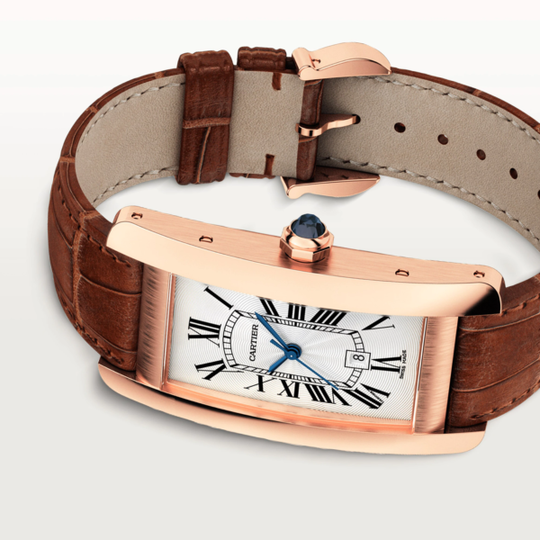 CAR Tank Am��ricaine 18K Rose Gold Unisex Watch, W2620030 - Image 3