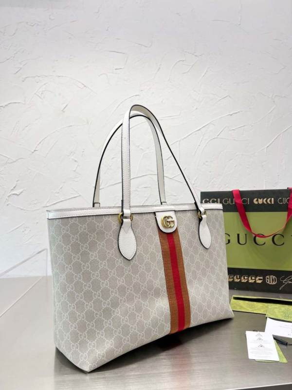 GC479 Ophidia GG Medium Tote / 15"W x 11"H x 5.5"D - Image 10