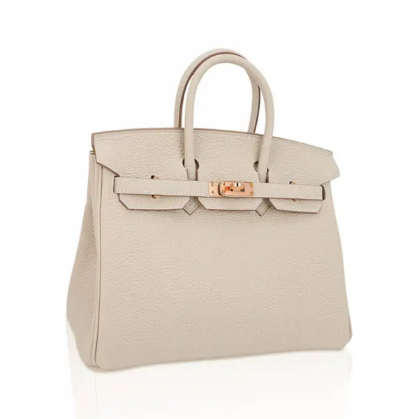 H Birkin 35 Craie Togo Palladium Hardware rose gold - Bild 5