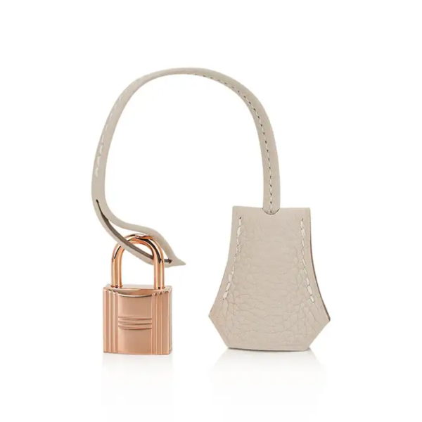 H Birkin 35 Craie Togo Palladium Hardware rose gold - Bild 3