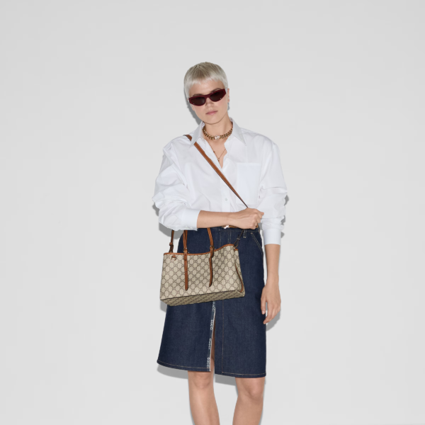 GG EMBLEM SMALL TOTE BAG - Billede 3