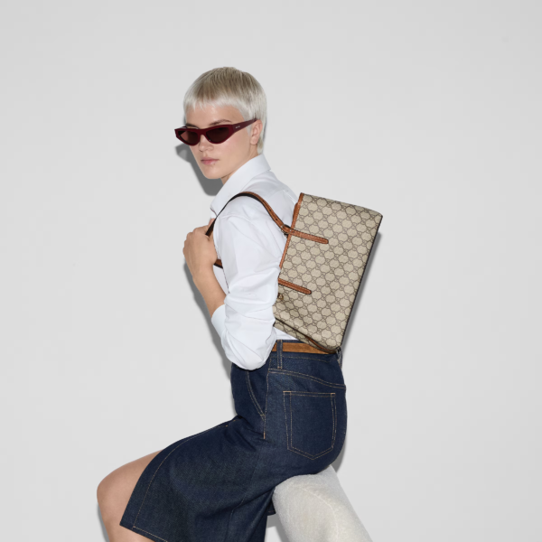 GG EMBLEM SMALL TOTE BAG - Billede 4