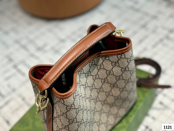 GG Emblem new arrival tote bag size:  21*19 cm - Image 4