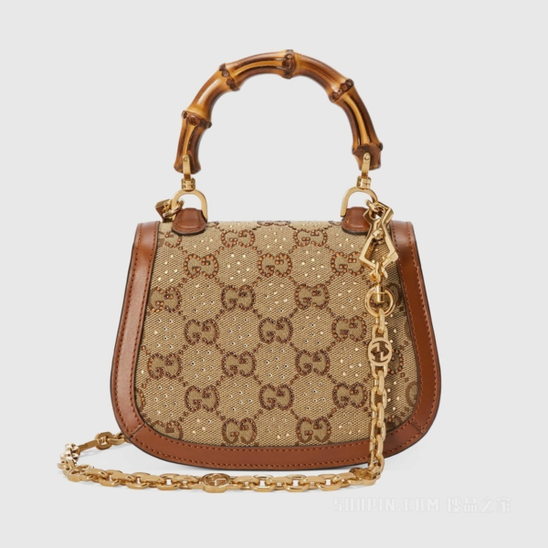 GG Bamboo 1947 mini handbag size : 12.5*17*8 cm - Bild 6
