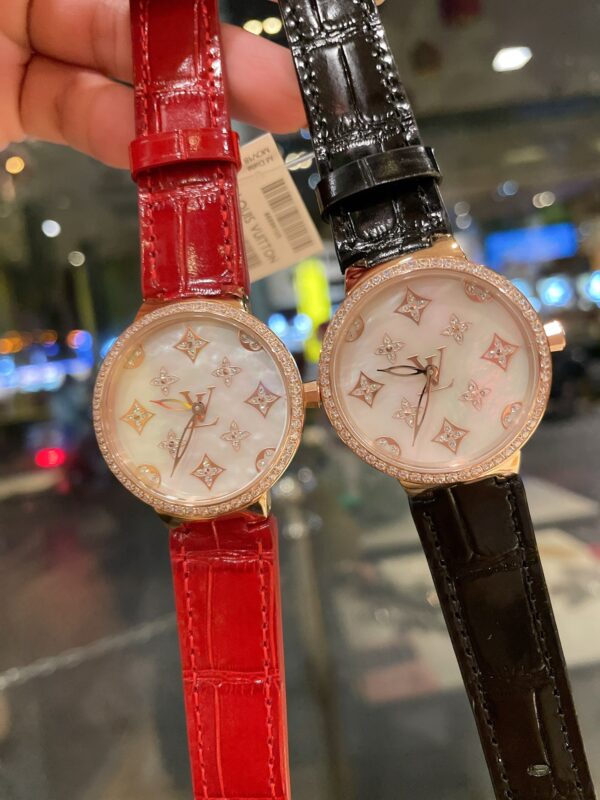 Louis Tambour slim monogran women watch 39mm - Afbeelding 10