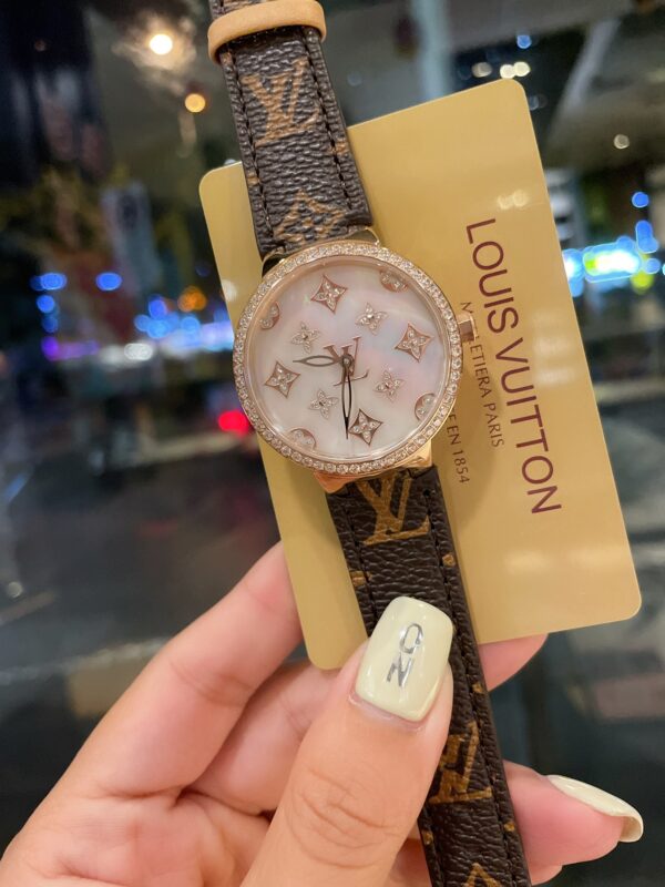 Louis Tambour slim monogran women watch 39mm - Afbeelding 12