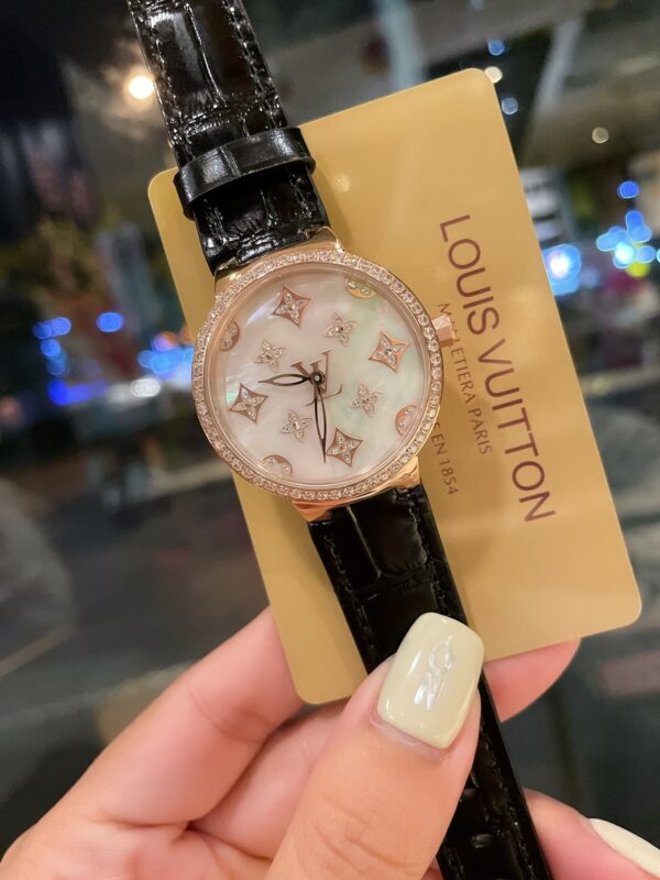 Louis Tambour slim monogran women watch 39mm - Afbeelding 11