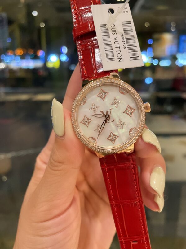 Louis Tambour slim monogran women watch 39mm - Afbeelding 6