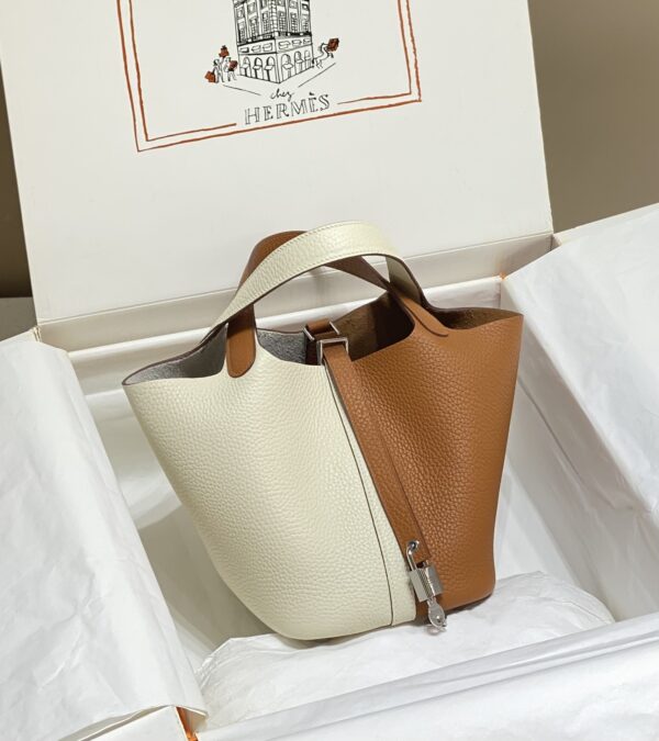 Her new arrival picotin togo leather size: 18 cm — изображение 7