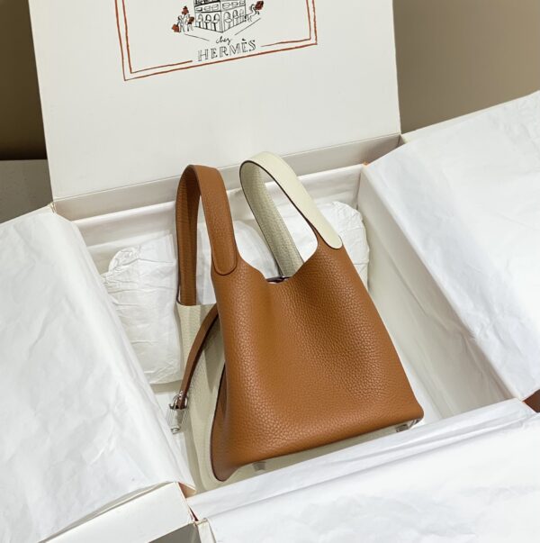 Her new arrival picotin togo leather size: 18 cm — изображение 5