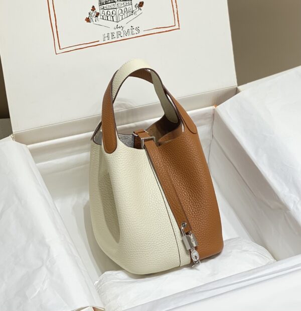 Her new arrival picotin togo leather size: 18 cm — изображение 4