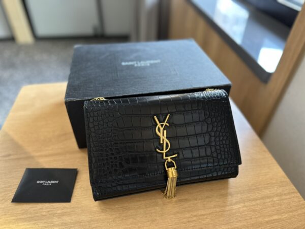 YSL Kate Woc monogram logo bag size 22×17cm - Billede 5