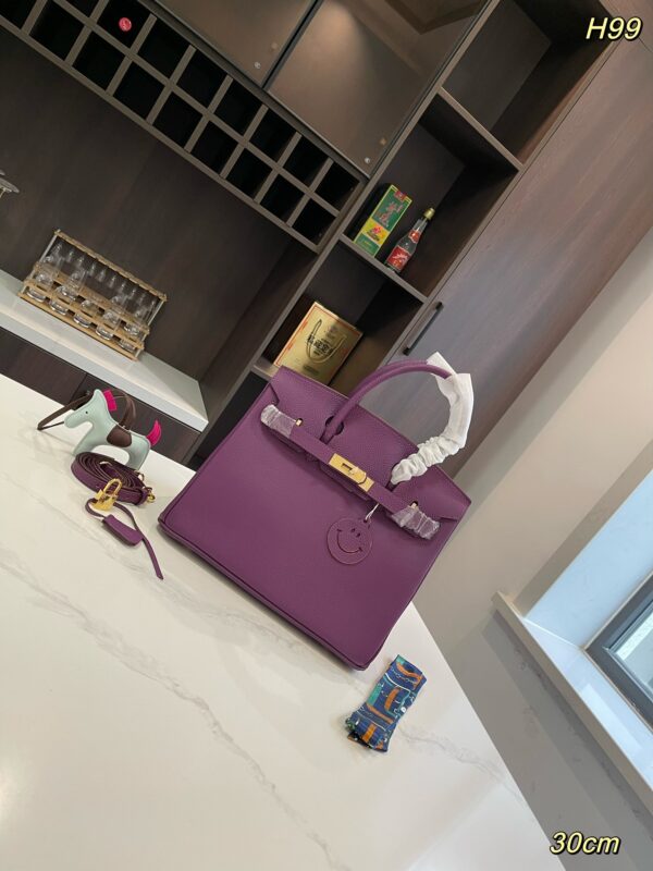 Her new arrival Birkin togo leather 13 size: 30 cm - Afbeelding 5