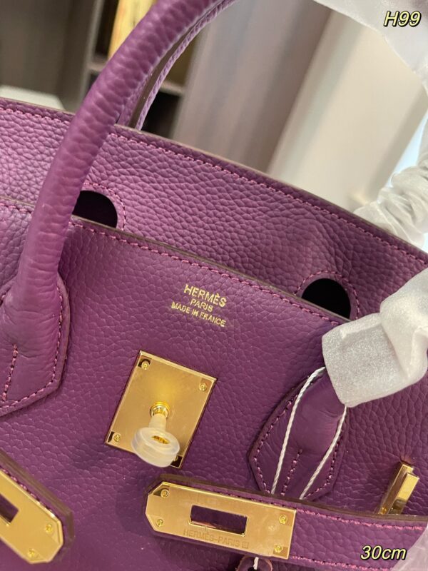 Her new arrival Birkin togo leather 13 size: 30 cm - Afbeelding 7
