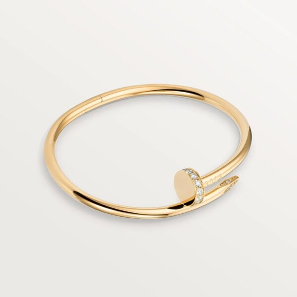 car Inspired Juste Un Clou Nail Bracelet With CZ Diamond