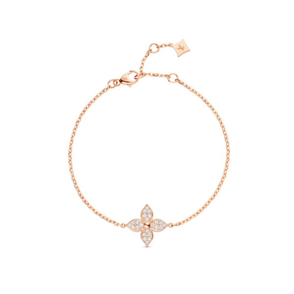 Star Blossom rose gold and diamond bracelet
