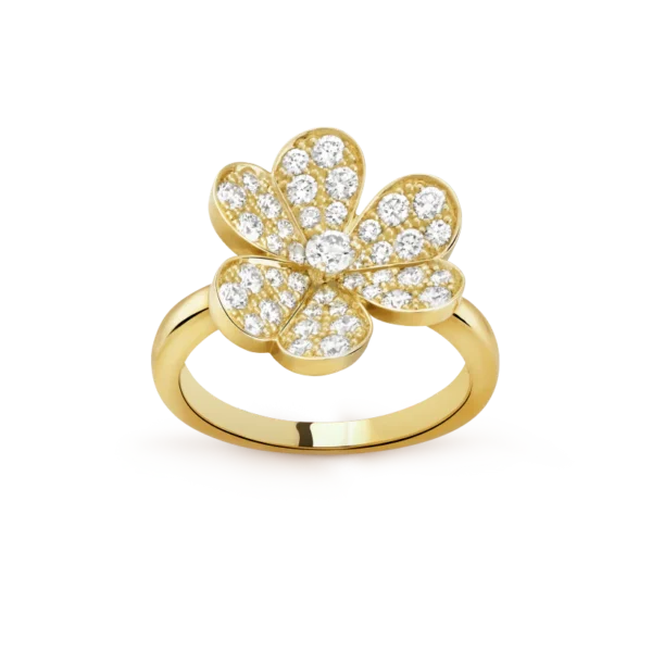 Frivole ring, single flower, small model - Immagine 2