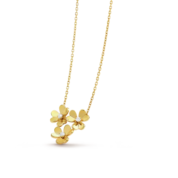 Frivole pendant, 3 flowers, mini model - Immagine 3