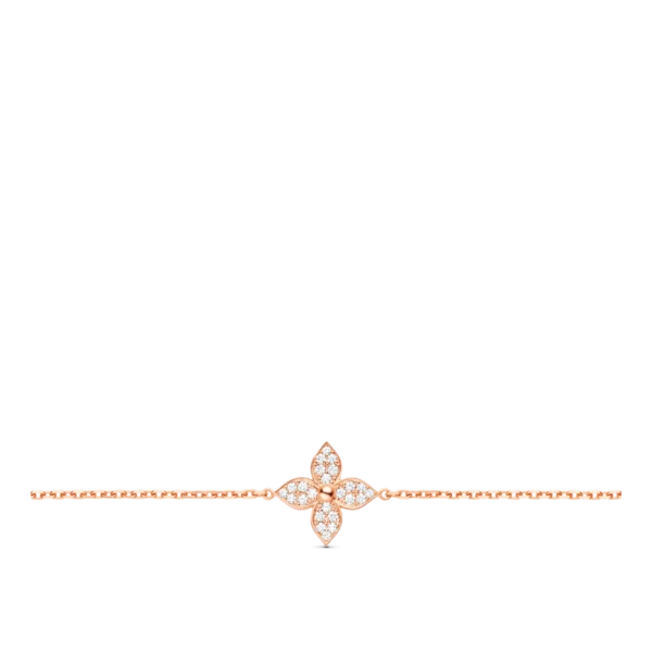 Star Blossom rose gold and diamond bracelet - Immagine 2