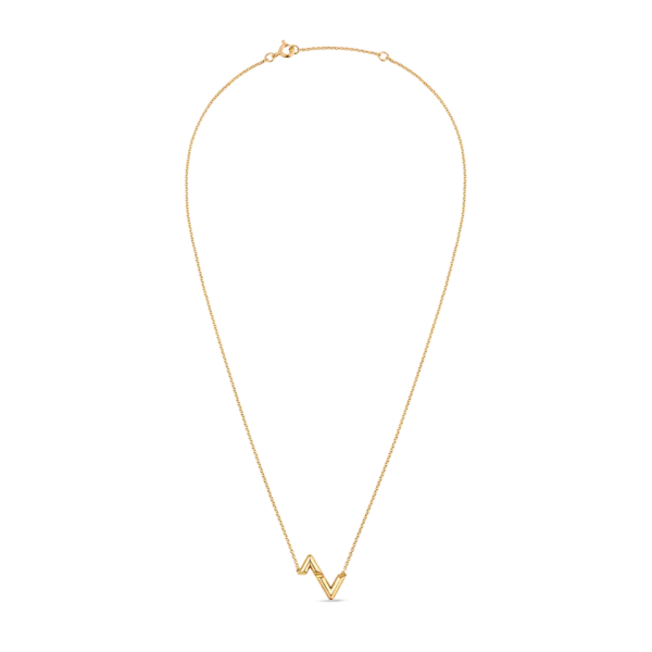 Louis Volt Upside Down Yellow Gold Pendant