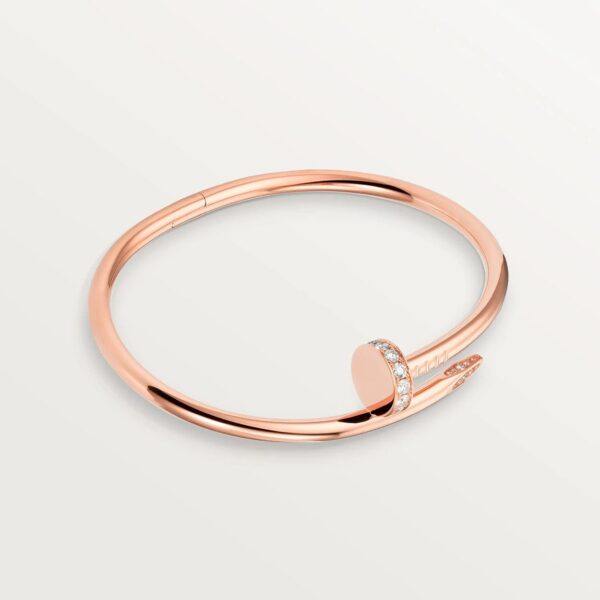 car Inspired Juste Un Clou Nail Bracelet With CZ Diamond - Bild 15