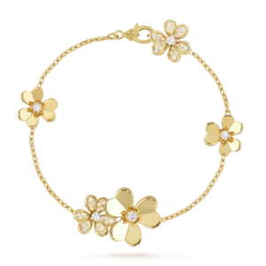 Frivole bracelet, 5 flowers