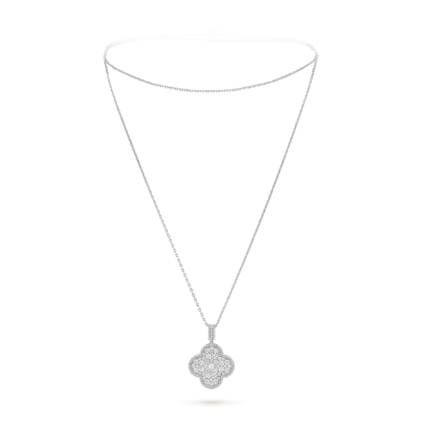 Magic Alhambra Long Necklace, Single Pendant