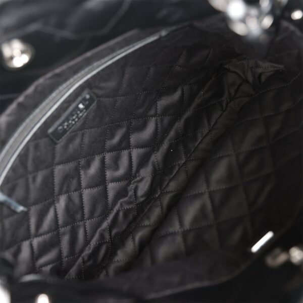 CC Small 22 Bag SO Black Calfskin Black Hardware - Billede 6