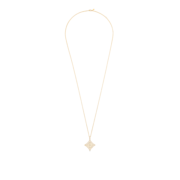 Idylle Blossom Medal in Yellow Gold and Diamonds - Image 3