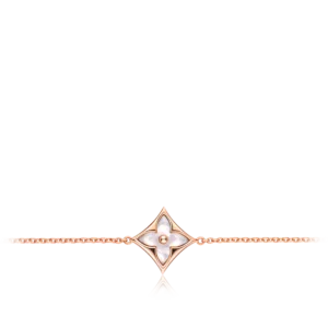 Color Blossom Star rose gold and white mother-of-pearl bracelet