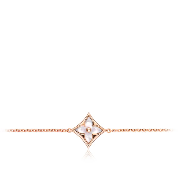 Color Blossom Star rose gold and white mother-of-pearl bracelet