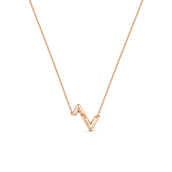Louis Volt Upside Down Rose Gold Pendant