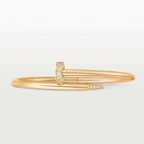 car Inspired Juste Un Clou Nail Bracelet With CZ Diamond - Bild 5