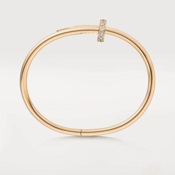 car Inspired Juste Un Clou Nail Bracelet With CZ Diamond - Bild 10