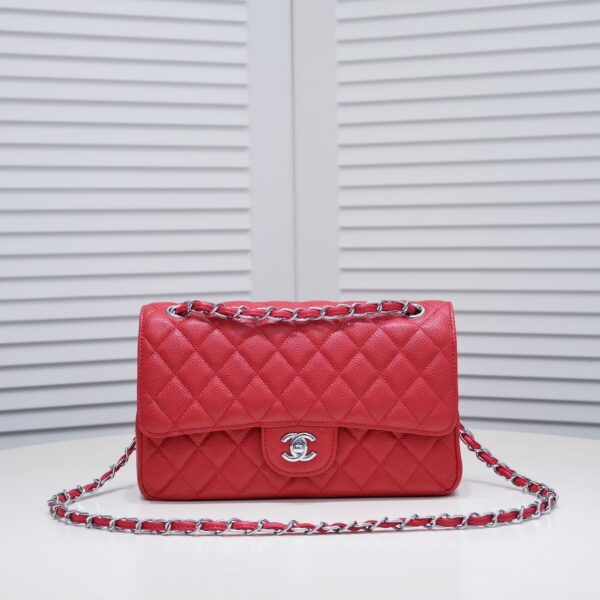CC CF2.55 caviar leather bag 8 COLORS  size: 25.5*16*6.5cm - Billede 15
