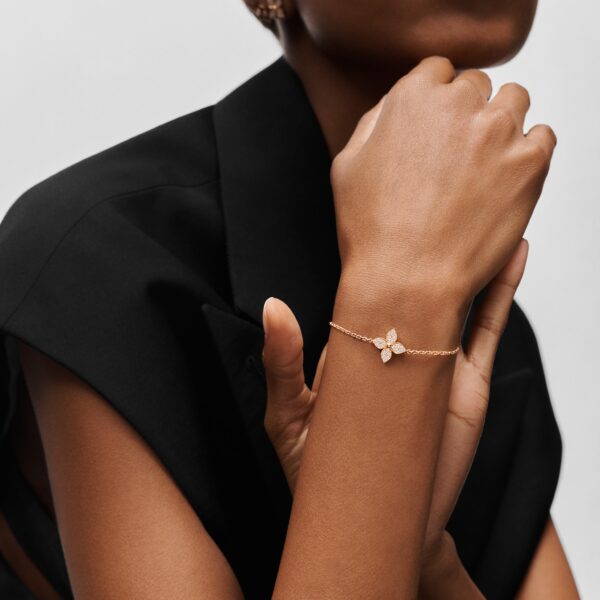 Star Blossom rose gold and diamond bracelet - Immagine 3