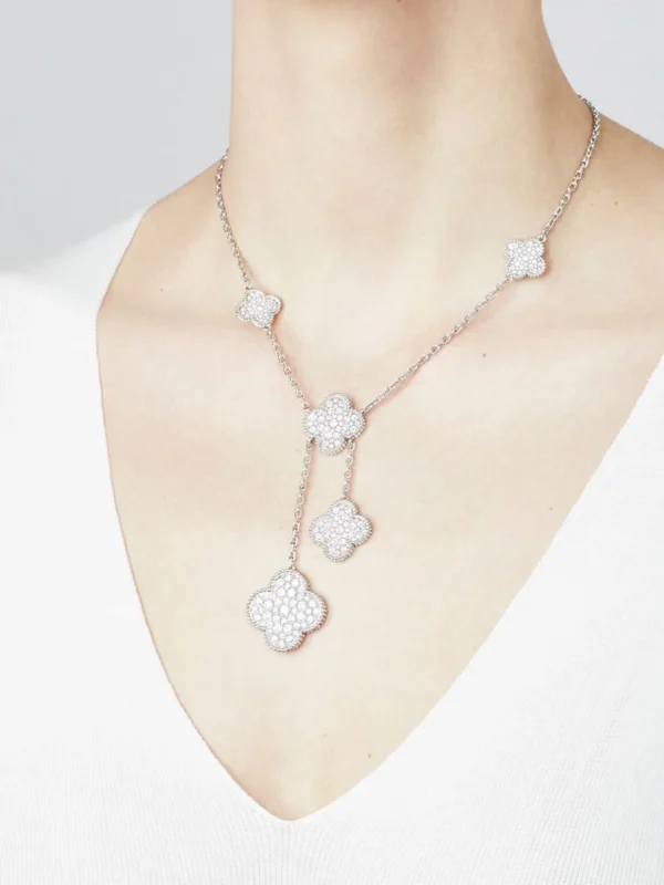 Magic Alhambra Necklace, 6 Charms - Immagine 3