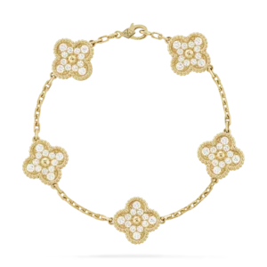Vintage Alhambra bracelet, 5 charms