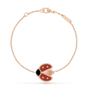 Lucky Spring bracelet, ladybug with outspread wings