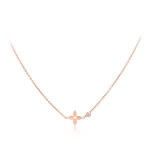 Idylle Blossom Rose Gold and Diamond Pendant