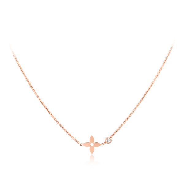 Idylle Blossom Rose Gold and Diamond Pendant