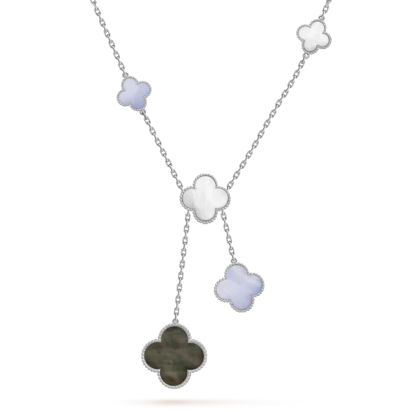 Magic Alhambra Necklace, 6 Charms