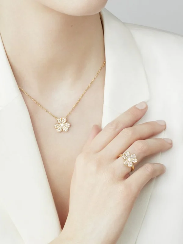 Frivole ring, single flower, small model - Immagine 3