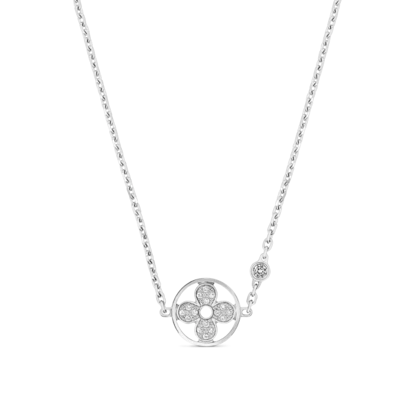 Idylle Blossom White Gold and Diamond Pendant