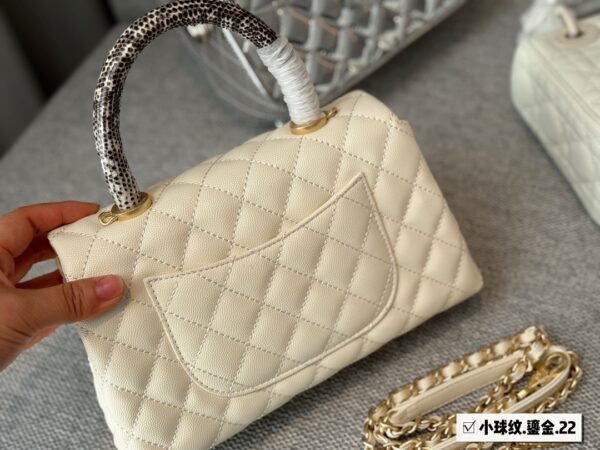 CC new arrival coco handle caviar leather size : 23*13cm - Immagine 6