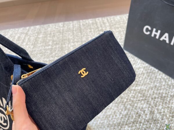 CC new arrival denime tote bag size:  37 * 31 cm - Afbeelding 5